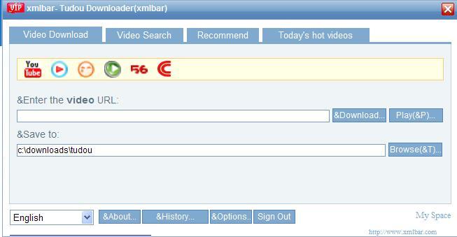 Tudou Downloader(xmlbar) software