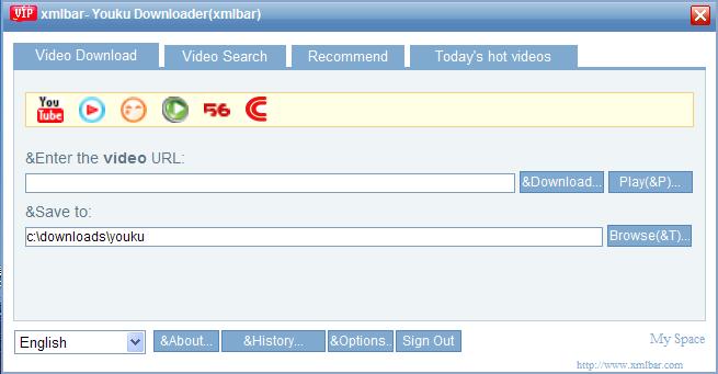 Youku Downloader(xmlbar) software